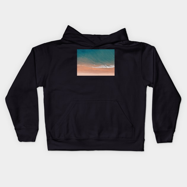 THE SEA AND THE SAND DESIGN Kids Hoodie by SERENDIPITEE